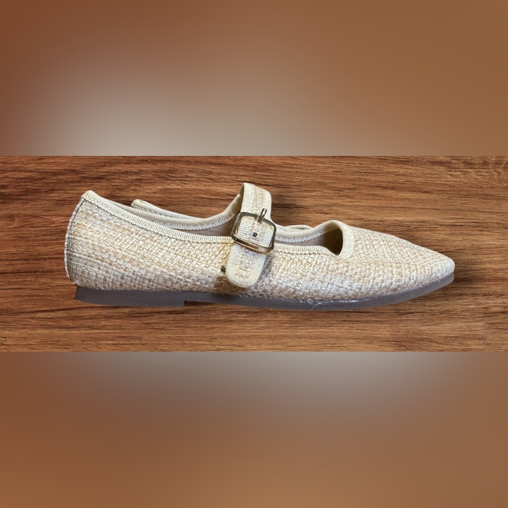 EUC J. Crew Girls' woven Mary Janes